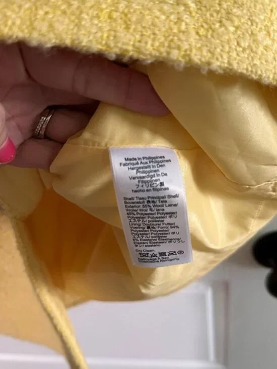 J. Crew Yellow Button-Front Midi Dress - Picture 5 of 9